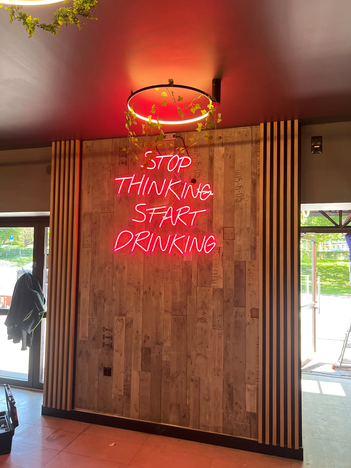 Stop thinking start drinking